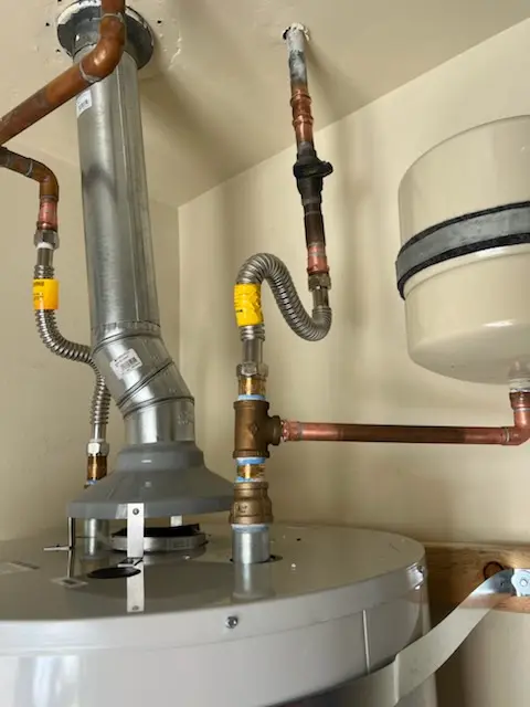 Water heater installation and plumbing repair in Bruce